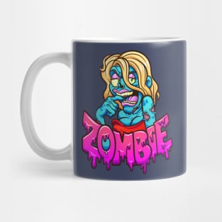 Female Cartoon zombie Mug